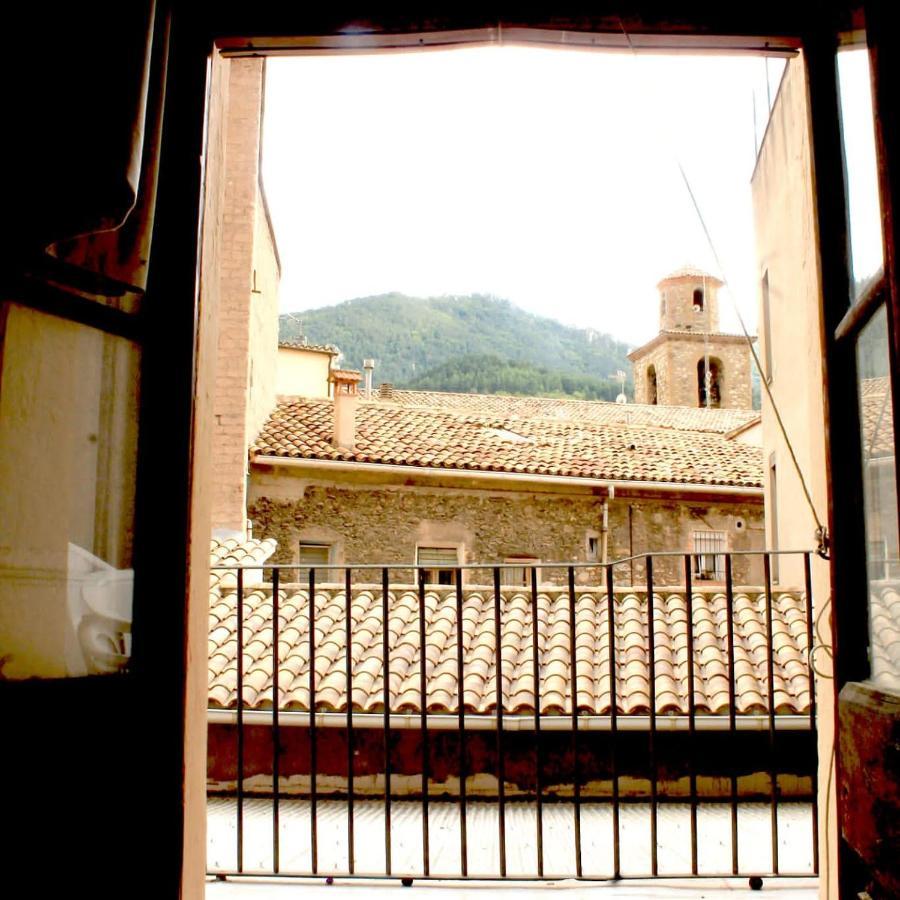 Hostal Fonda Cerdanya La Pobla de Lillet Luaran gambar